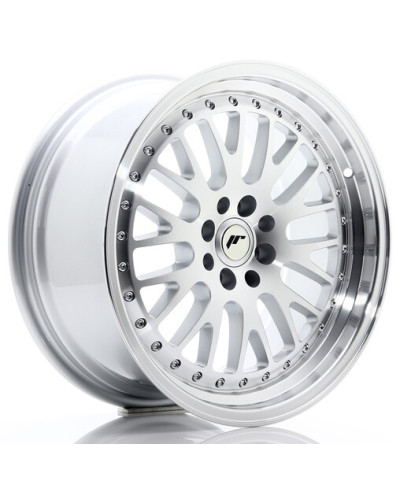 JANTE JR-10 17X8" / 5X100 - 5X114.3 / ET35 GRIS ARGENTE & POLI JAPAN RACING