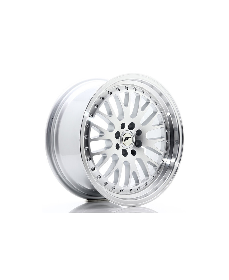 JANTE JR-10 17X8" / 4X100 - 4X114.3 / ET35 GRIS ARGENTE & POLI JAPAN RACING