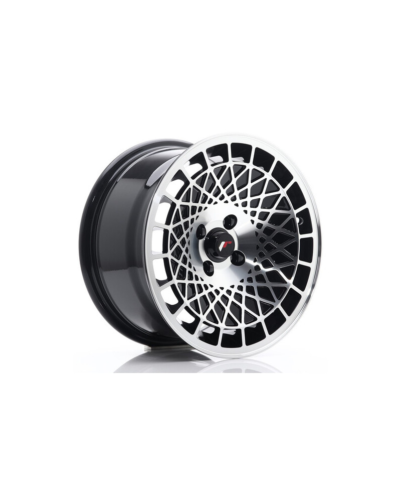 JANTE JR-14 15X8" / 4X100 / ET20 NOIR / BRILLANT JAPAN RACING