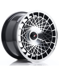 JANTE JR-14 16X8" / 4-5 TROUS SUR MESURE / ET25 NOIR / BRILLANT JAPAN RACING