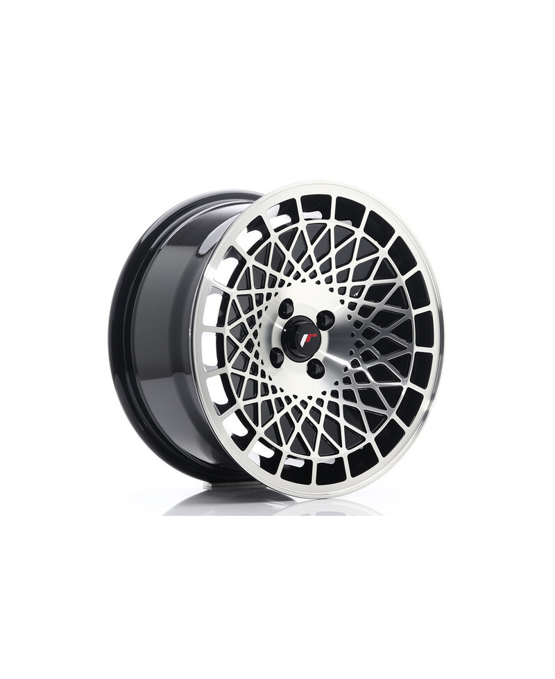 JANTE JR-14 16X8" / 4X100 / ET15 NOIR / BRILLANT JAPAN RACING