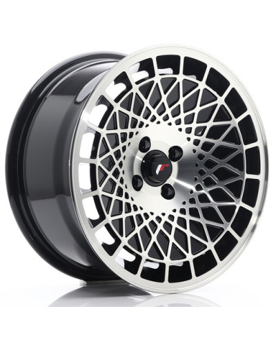 JANTE JR-14 16X8" / 4X100 / ET25 NOIR / BRILLANT JAPAN RACING