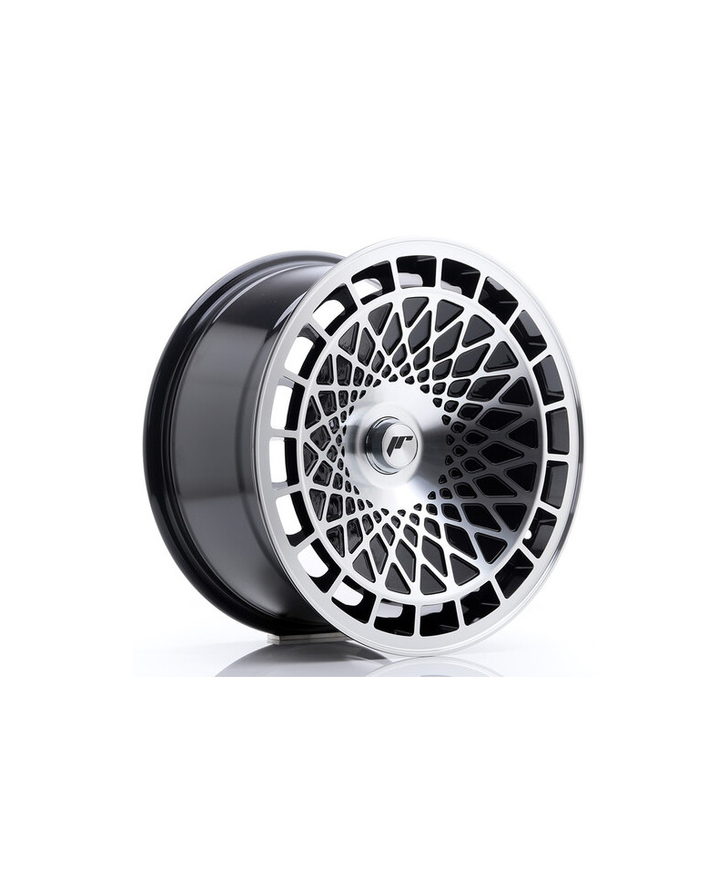 JANTE JR-14 17X8.5" / 4-5 TROUS SUR MESURE / ET15 NOIR / BRILLANT JAPAN RACING