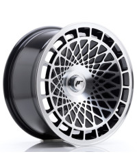 JANTE JR-14 17X8.5" / 4-5 TROUS SUR MESURE / ET15 NOIR / BRILLANT JAPAN RACING