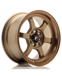 JANTE JR-12 15x7.5" / 4x100 - 4x108 / ET26 BRONZE JAPAN RACING