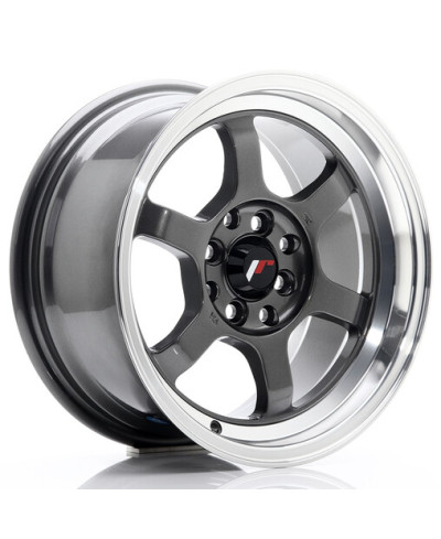 JANTE JR-12 15x7.5" / 4x100 - 4x108 / ET26 GUNMETAL JAPAN RACING