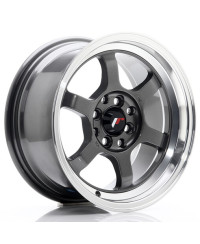 JANTE JR-12 15x7.5" / 4x100 - 4x108 / ET26 GUNMETAL JAPAN RACING