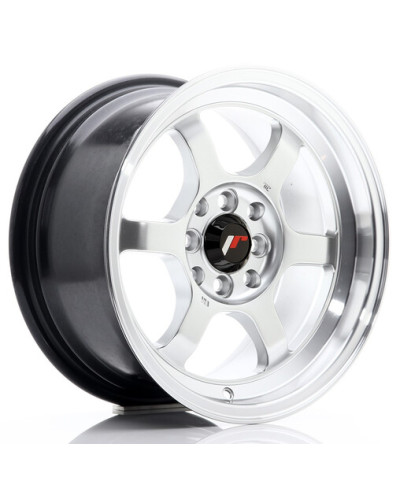 JANTE JR-12 15x7.5" / 4x100 - 4x108 / ET26 GRIS ARGENTE JAPAN RACING