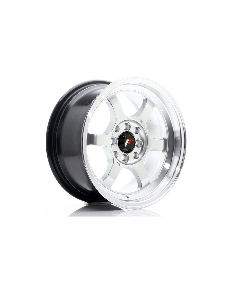 JANTE JR-12 15x7.5" / 4x100 - 4x108 / ET26 GRIS ARGENTE JAPAN RACING