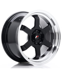 JANTE JR-12 16x8 / 4x100 - 4x114.3 / ET15 NOIR BRILLANT JAPAN RACING