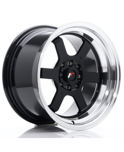 JANTE JR-12 16x9 / 4x100 - 4x114.3 / ET10 NOIR BRILLANT JAPAN RACING