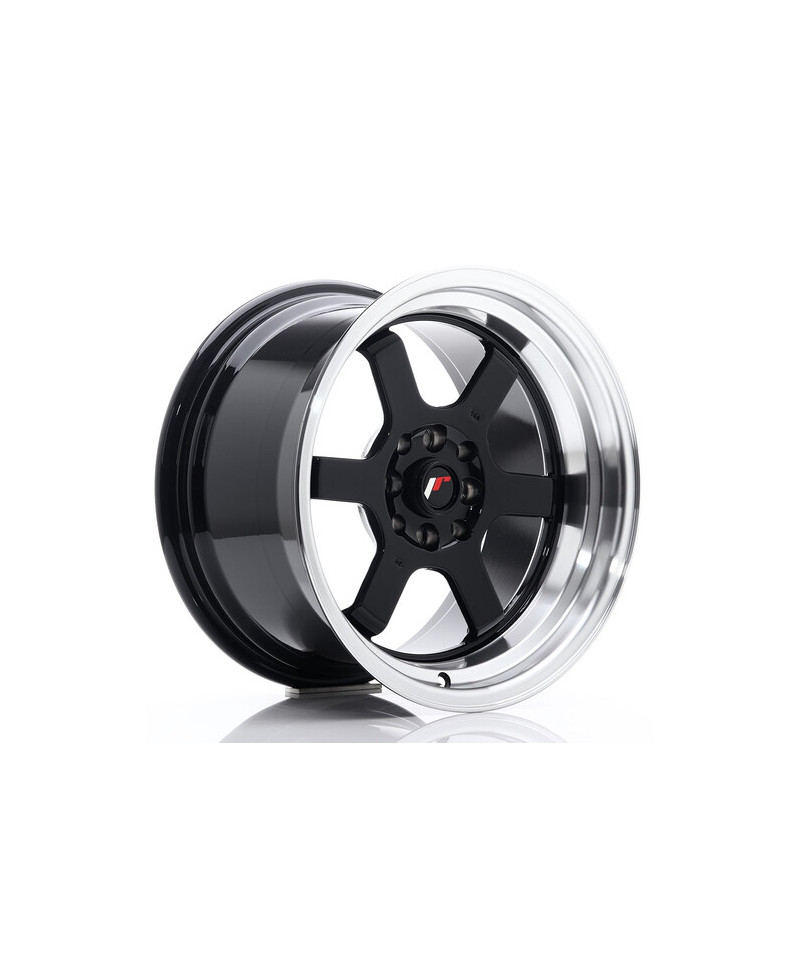 JANTE JR-12 16x9 / 4x100 - 4x114.3 / ET10 NOIR BRILLANT JAPAN RACING