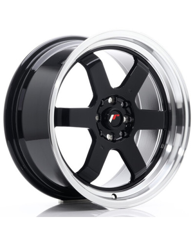 JANTE JR-12 17x8 / 5x100 - 5x114.3 / ET33 NOIR BRILLANT JAPAN RACING