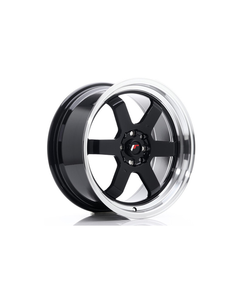 JANTE JR-12 17x8 / 4x100 - 4x114.3 / ET33 NOIR BRILLANT JAPAN RACING