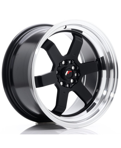 JANTE JR-12 17x9 / 5x100 - 5x114.3 / ET25 NOIR BRILLANT JAPAN RACING