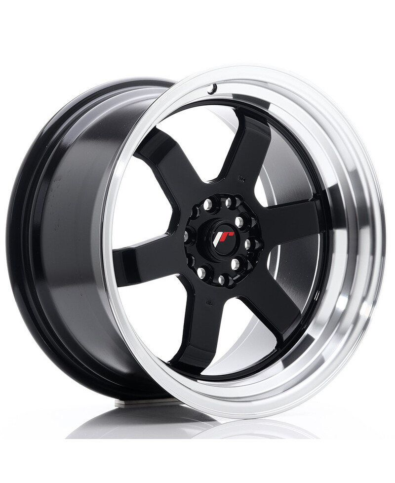 JANTE JR-12 17x9 / 5x100 - 5x114.3 / ET25 NOIR BRILLANT JAPAN RACING