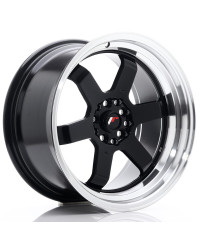 JANTE JR-12 17x9 / 4x100 - 4x114.3 / ET25 NOIR BRILLANT JAPAN RACING