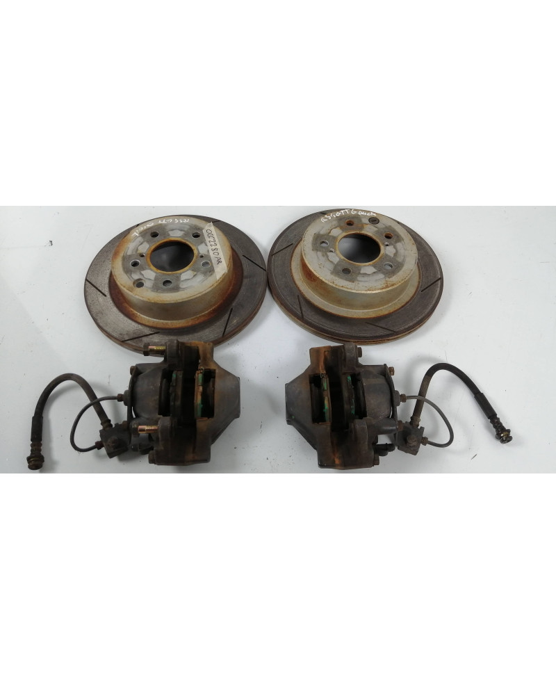 PAIRE DISQUE DE DISQUE + ETRIER ARRIERE SKYLINE R34GTT ORIGINE 