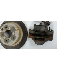 PAIRE DISQUE DE DISQUE + ETRIER ARRIERE SKYLINE R34GTT ORIGINE 