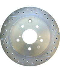 DISQUE PERFORMANCE PERCÉ ET RAINURÉ ARRIÈRE GAUCHE NISSAN SKYLINE R32 / R33 / R34 & 300ZX STOPTECH