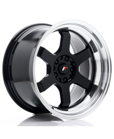 JANTE JR-12 18x10 / 5x114.3 - 5x120 / ET20 NOIR BRILLANT JAPAN RACING
