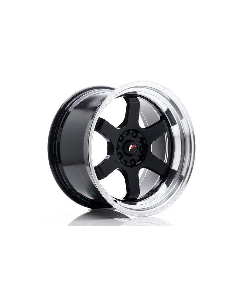 JANTE JR-12 18x10 / 5x114.3 - 5x120 / ET20 NOIR BRILLANT JAPAN RACING