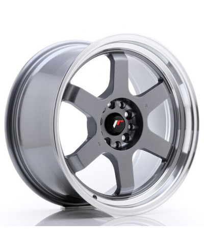 JANTE JR-12 18x9 / 5x114.3 - 5x120 / ET25 GUNMETAL JAPAN RACING