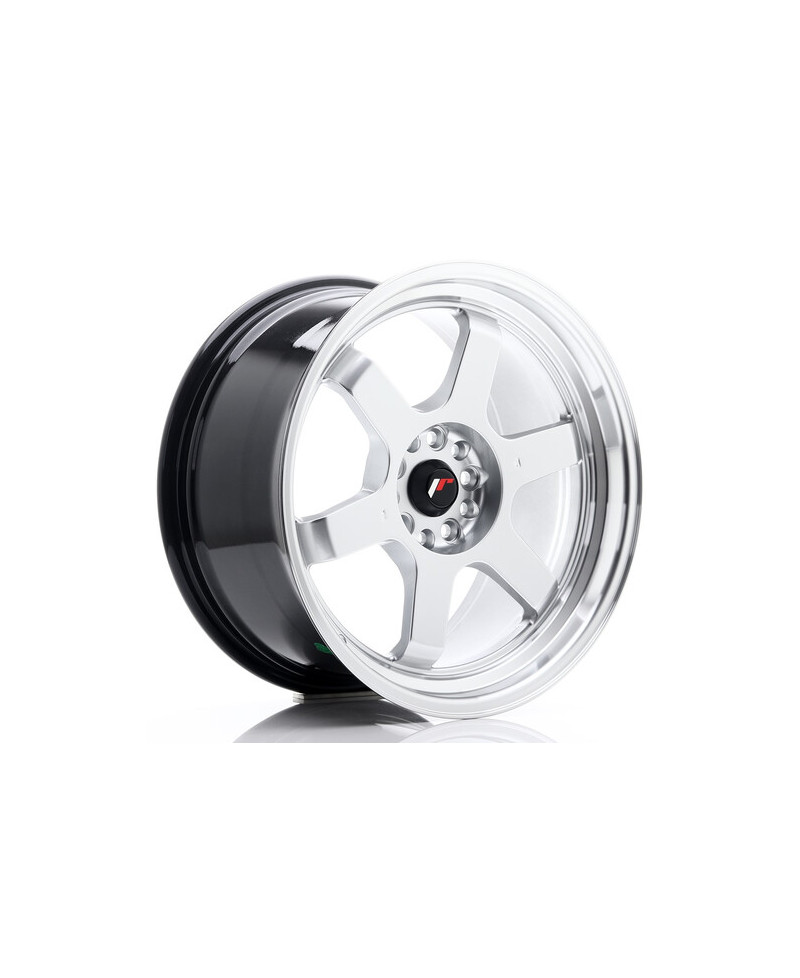 JANTE JR-12 18x9 / 5x114.3 - 5x112 / ET30 GRIS ARGENT & POLI JAPAN RACING