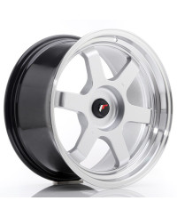 JANTE JR-12 18x9 / 4-5 TROUS SUR MESURE / ET25-27 GRIS ARGENTE JAPAN RACING