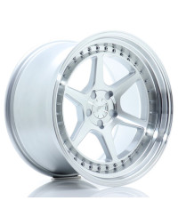 JANTE JR-43 18x10.5 / 5 TROUS SUR MESURE / ET15-22 GRIS ARGENTE JAPAN RACING