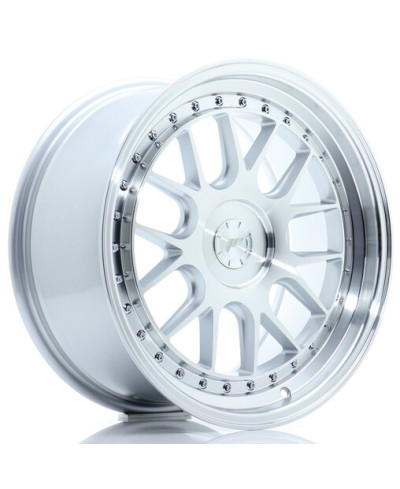 JANTE JR-40 18x8.5 / 5 TROUS SUR MESURE / ET15-35 GRIS ARGENTE JAPAN RACING