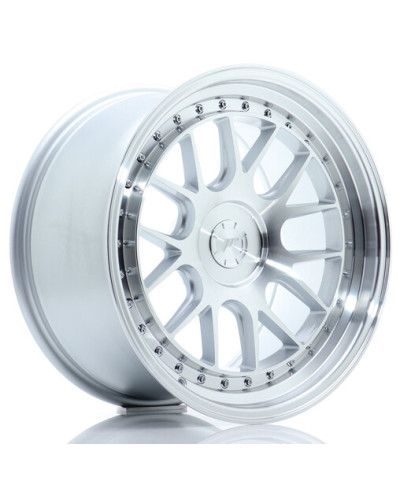 JANTE JR-40 18x9.5 / 5 TROUS SUR MESURE / ET15-35 GRIS ARGENTE JAPAN RACING