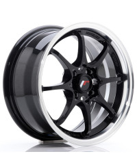 JANTE JR-5 15x7 / 4x100 / ET35 NOIR BRILLANT JAPAN RACING