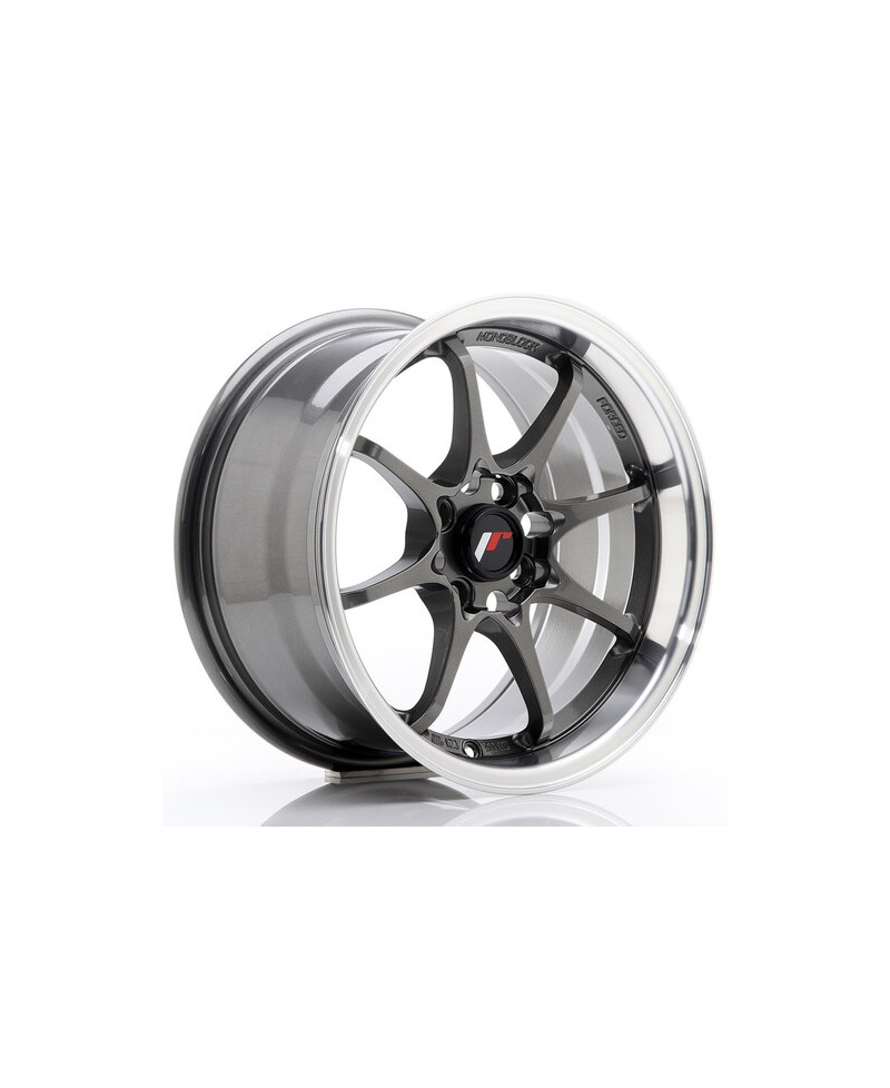 JANTE JR-5 15x8 / 4x100 / ET28 GUNMETAL BORD POLI JAPAN RACING