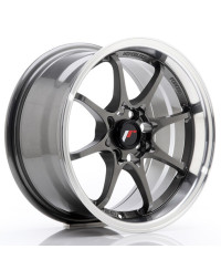 JANTE JR-5 15x8 / 4x100 / ET28 GUNMETAL BORD POLI JAPAN RACING