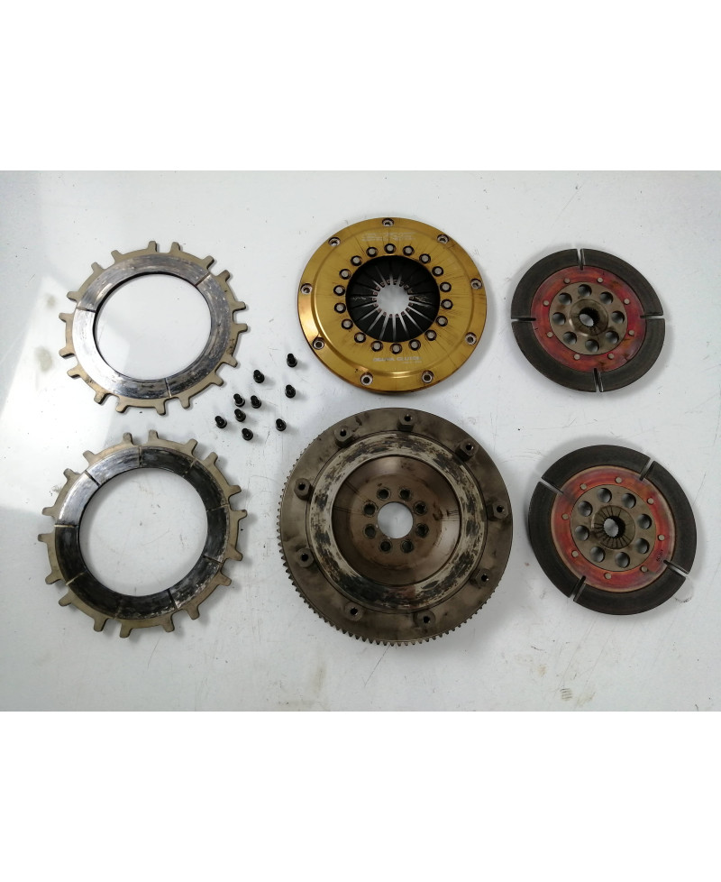 VOLANT + EMBRAYAGE BI DISQUES SR20DET OGURA CLUTCH