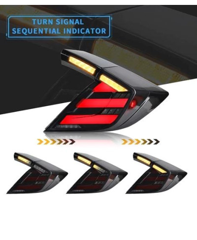 FEUX ARRIERE FULL LED HONDA CIVIC TYPE R VLAND