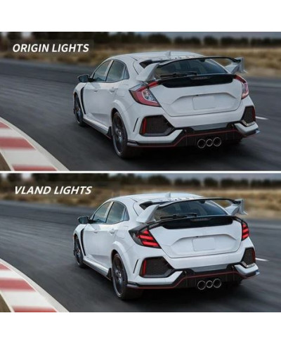 FEUX ARRIERE FULL LED HONDA CIVIC TYPE R VLAND