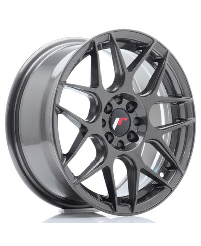 JANTE JR-18 16x7 / 4X100 - 4X114.3 / ET35 HYPER GRAY JAPAN RACING