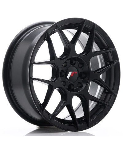 JANTE JR-18 16x7 / 4X100 - 4X108 / ET25 NOIR MAT & SATINE JAPAN RACING