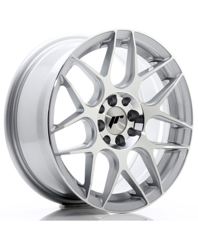 JANTE JR-18 16x7 / 4X100 - 4X108 / ET25 GRIS ARGENTE JAPAN RACING