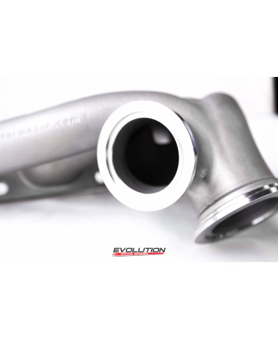 COLLECTEUR D'ECHAPPEMENT LOW MOUNT V-BAND MITSUBISHI LANCER EVO 4-9 4G63 ARTEC