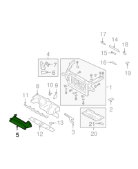 CONDUIT D'AIR REFROIDISSEMENT GTR VR38DETT (17-21) NISSAN