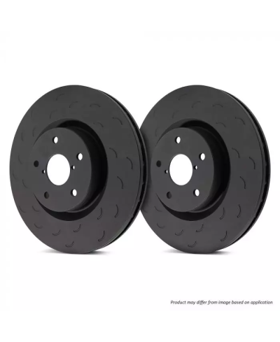 SET 2 DISQUES ARRIERE VENTILES ET RAINURES 322MM NISSAN 350Z HAWK PERFORMANCE