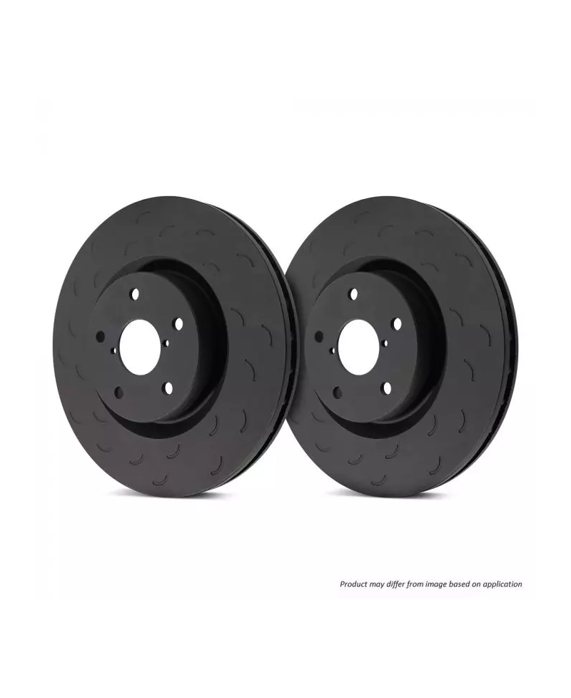 SET 2 DISQUES ARRIERE VENTILES ET RAINURES 322MM NISSAN 350Z HAWK PERFORMANCE