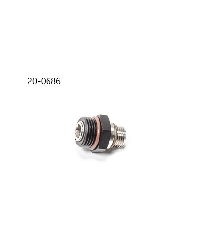 RACCORD ESSENCE AN8 ORB A AN6 ORB UNION PIVOTANTE RADIUM