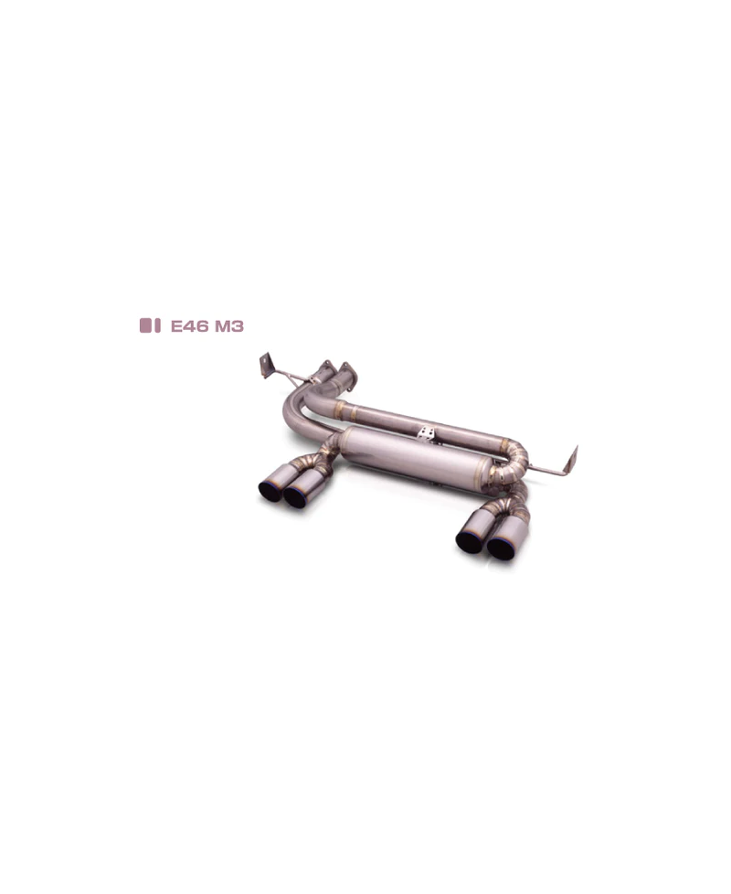 LIGNE ECHAPPEMENT TITANE BMW M3 E46 3.2L GRUPPEM