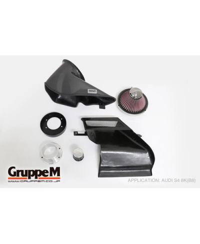 KIT ADMISSION RAM AIR SYSTEM AUDI S4 8K (B8) 3.0L TFSI SUPERCHARGER (09-12) GRUPPEM