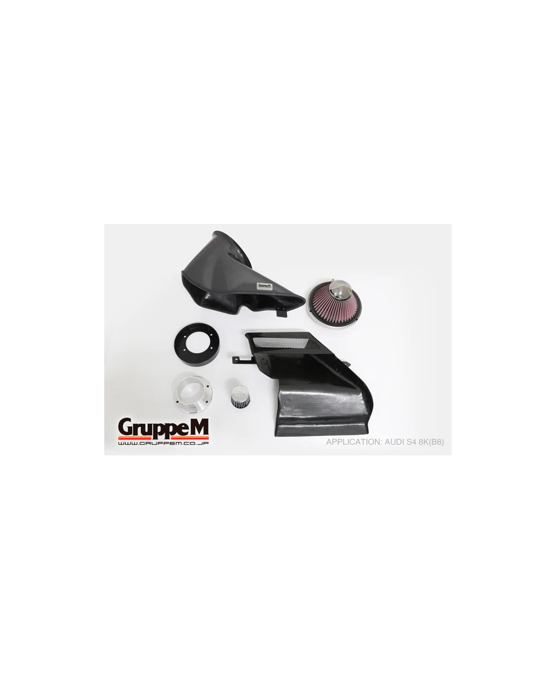 KIT ADMISSION RAM AIR SYSTEM AUDI S4 8K (B8) 3.0L TFSI SUPERCHARGER (09-12) GRUPPEM