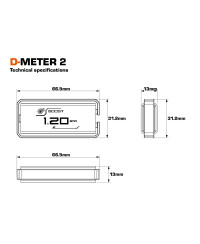 ODB2 METER DIGITAL MULTI INFORMATIONS SHADOW